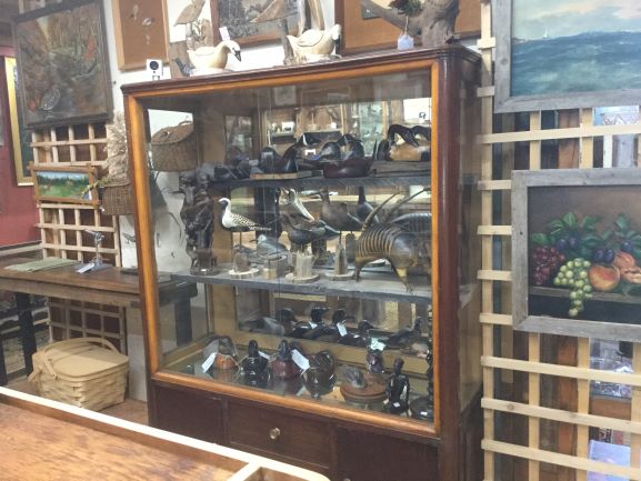 Inside the barn shop