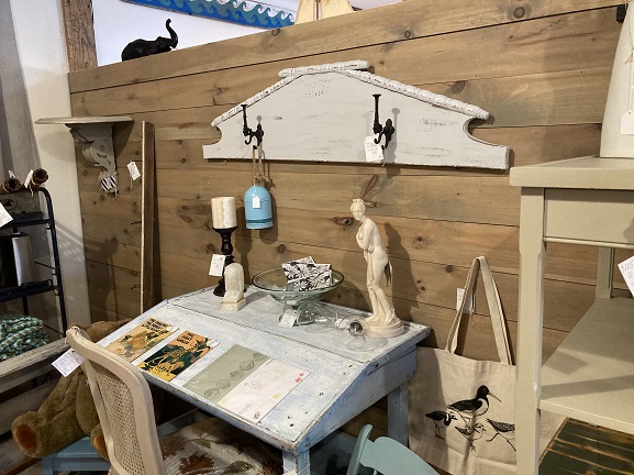 Inside the barn shop