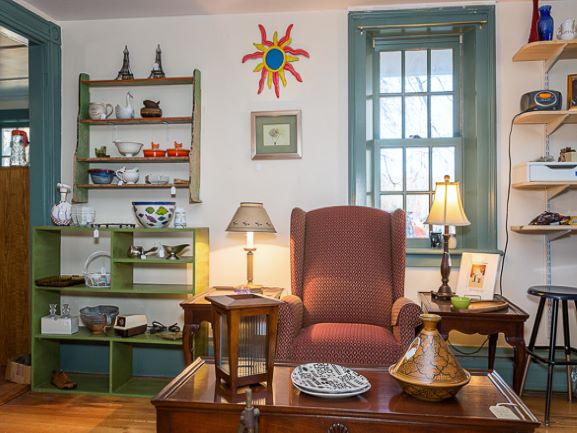 Inside the house shops
