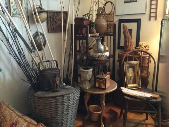 Inside the house shops