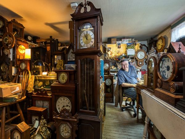 The Hour Hand Clock shop interior